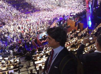 Jorge Moragas, Coordinador de Presidencia y Relaciones Internacionales del PP, en la convención en Denver