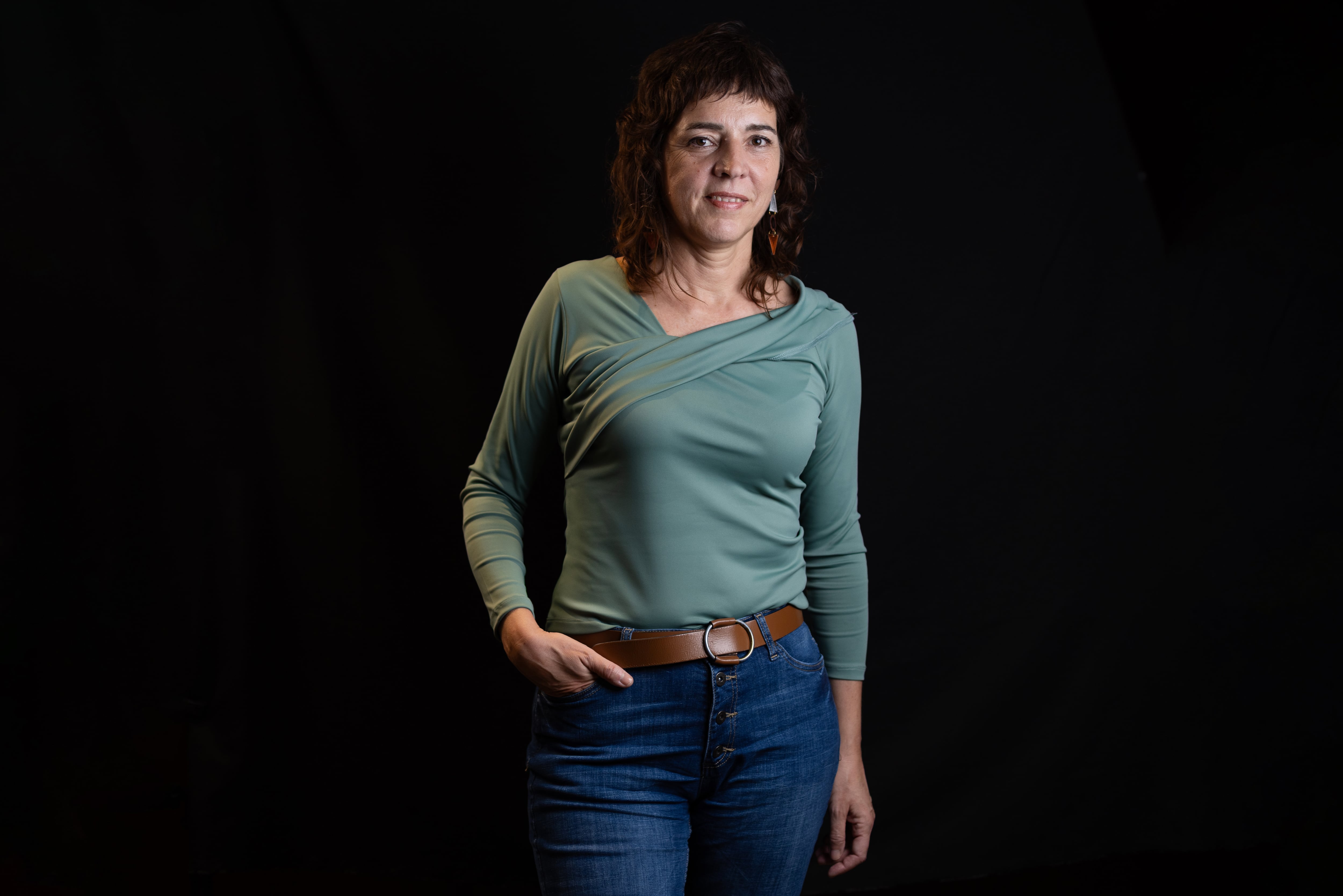 Nuria Cádenes en la FIL Guadalajara, el 1 de diciembre.