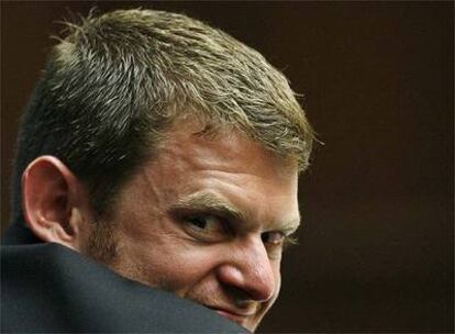 Floyd Landis, durante una de las sesiones del juicio