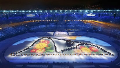 Un aspecto de la ceremonia de clausura.