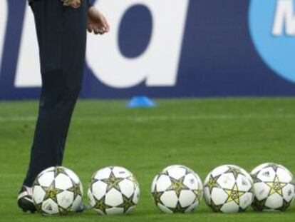 Tito Vilanova, en un entrenamiento.