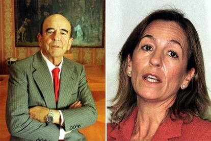 Emilio Botín y Teresa Palacios.