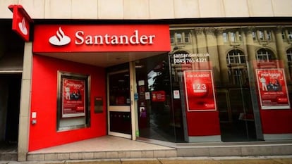 Una oficina de Banco Santander