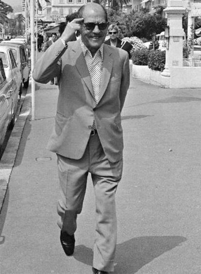 Luis Buñuel, en el Festival de Cannes de mayo de 1972.