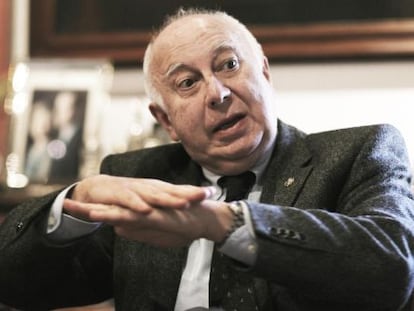 El rector de la Universidade de Santiago, Juan Casares Long