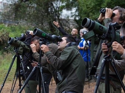 Visitors at the Somiedo Nature Park in Asturias.