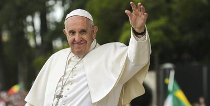 El papa Francisco en F&aacute;tima.