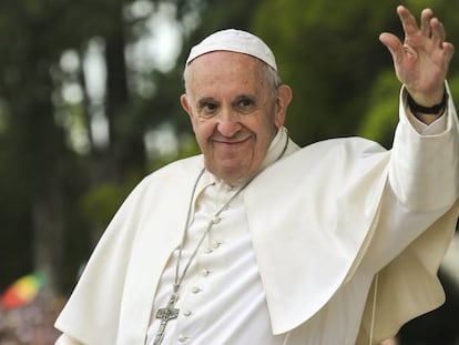 El papa Francisco en F&aacute;tima.