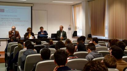 Un momento de la presentación de Amenet, el pasado 22 de noviembre en la UAM.