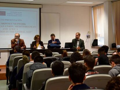 Un momento de la presentación de Amenet, el pasado 22 de noviembre en la UAM.