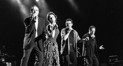 Serrat, Ana Bel&eacute;n, V&iacute;ctor Manuel y Miguel R&iacute;os. 