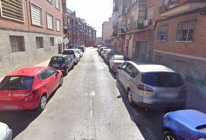 Vista de la calle del Espinar 41 de Madrid.