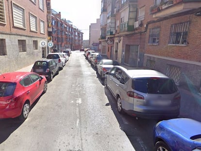 Vista de la calle del Espinar 41 de Madrid.