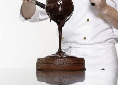 La auténtica tarta del Café Sacher de Viena.