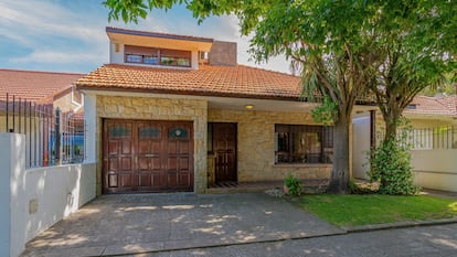 Casa donde se localizó la printura, en Buenos Aires.