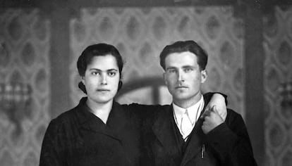María 'La Libertaria' y Miguel Pérez Cordón, en una foto del archivo de Rosa Pérez Gil