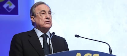 Florentino Pérez, presidente de ACS.