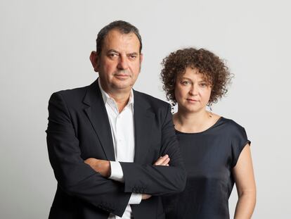 Iñaki Ábalos y Renata Sentkiewicz, fundadores del estudio AS+, y autores de la Estación Intermodal y el Parque Felipe VI de Logroño.