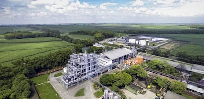 Planta de bioetanol de la empresa azucarera Manuelita