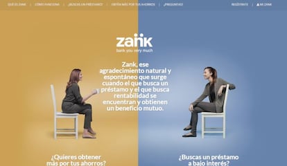 Página web de Zank.