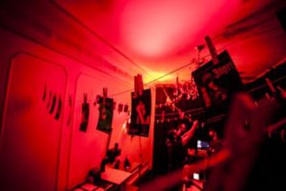 Sala de revelados fotográfico en la casa Jäger.