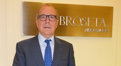 Luis Berenguer, en el despacho de Broseta Abogados.