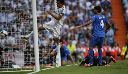 Pepe marca el primer gol de Madrid.
