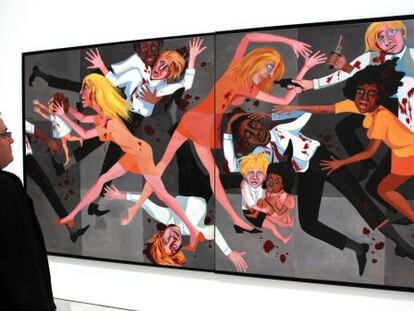 &#039;Muere: Serie &ldquo;El pueblo estadounidense&#039; (1967), de Faith Ringgold, una de las obras inspiradas en el &#039;Guernica&#039;.