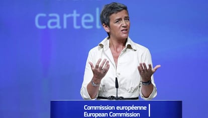 La comisaria europea de Competencia, Margrethe Vestager.