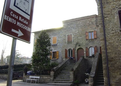 Antiguo hogar del lder fascista Mussolini en Predappio