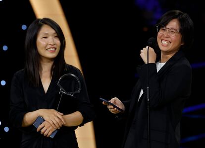 Peng Tzu-Hui y Wang Ping Wen, con la Concha de Plata a la mejor dirección.