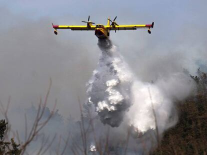 Incendios forestales en Cantabria: las labores de extinción, en imágenes