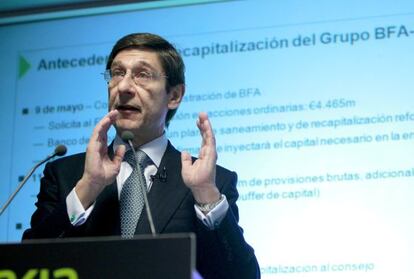 El presidente de Bankia, Jose Ignacio Goirigolzarri.