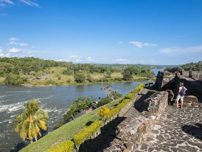 El fuerte de la Inmaculada Concepción, a orillas del río San Juan.