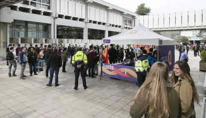 Un acte de Societat Civil Catalana a la UAB.