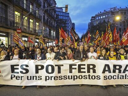 Manifestaci&oacute; aquest dissabte a Barcelona.