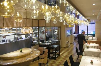 Restaurante Benarés, en Madrid.