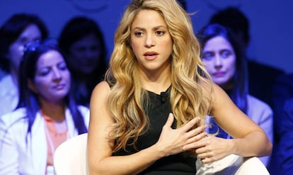 La cantante Shakira.