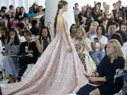 Diseño de Del Pozo, durante la Semana de la moda de Nueva York.