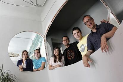 El equipo que supervisa en Madrid el grado universitario.