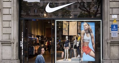 Una tienda de Nike en Barcelona