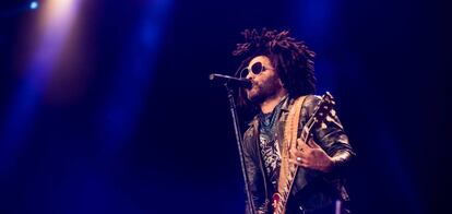 Concierto de Lenny Kravitz, dentro del festival O Son Do Camiño celebrado en Santiago.