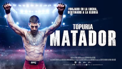 Cartel oficial de la película 'Topuria: matador'