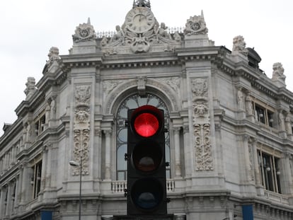 Sede del Banco de España en mayo de 2021, en Madrid.