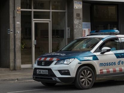 Un coche patrulla de los Mossos d'Esquadra, en una imagen de archivo.