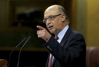 El ministro de Hacienda, Cristóbal Montoro.