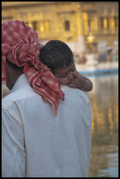 En el templo dorado de Amritsar (Punjab, India)