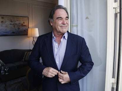 Oliver Stone en el Festival de Cine de San Sebasti&aacute;n en 2013.