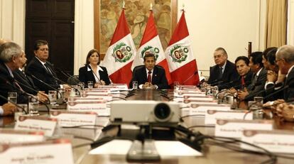 Humala preside este lunes la reuni&oacute;n de fuerzas pol&iacute;ticas.