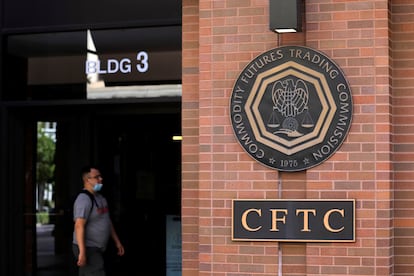 Los exteriores de la CFTC en Washington.